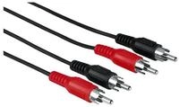 Hama Audio-Kabel 1,2m 2x Cinch-Stecker Stereo Audio-Kabel, Cinch, Audio (120 cm), 2x