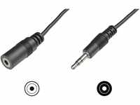 Digitus Stereo Verlängerungskabel Audio-Kabel, 3,5-mm-Klinke, 3,5-mm-Klinke...