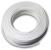 world-trading-net 25m Zwillingslitze 2x 0,75mm&sup2; wei&szlig;/wei&szlig;-grau Elektro-Kabel