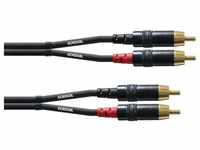 Cordial Audio-Kabel, CFU 0.9 CC Cinchkabel 0,9 m - Audiokabel