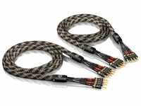 Viablue SC-4 Silver Series Bi Amping 1,5 Meter Audio-Kabel