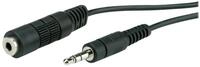 ROLINE 3,5mm Verl&auml;ngerungskabel ST / BU Audio-Kabel, Klinke 3,5 mm, 3-polig Stereo