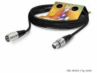 Sommer Cable Audio-Kabel, SGHN-0100-SW Mikrofonkabel 1 m - Mikrofonkabel