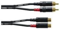 Cordial Audio-Kabel, CFU 3 CE Cinch Verl&auml;ngerung 3 m - Audiokabel