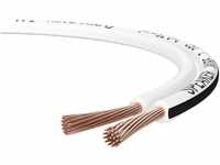 Oehlbach Speaker Wire SP-7 Lautsprecherkabel 2 x 0,75 mm² Audio-Kabel, offnes Ende,