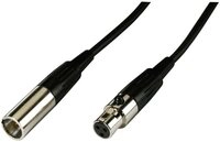 Monacor Monacor MCM-500/SW XLR Kabel [1x Mini-XLR-Stecker - 1x Mini-XLR-Buchse