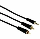Hama 1,5m Audio Adapter-Kabel AUX vergoldet Audio-Kabel, 3,5-mm-Klinke,...