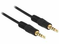 Delock Audiokabel Klinke 3,5mm 4Pin > 3,5mm Stecker 4Pin Audio-Kabel