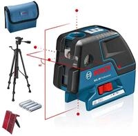 Bosch Professional Punkt- und Linienlaser GCL 25, Kombilaser mit L-BOXX-Einlage,