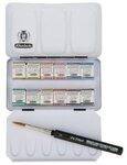 Schmincke Kreativset Horadam Aquarell-Kasten 12x1/2 N&auml;pfchen, (Aquarell-Set,
