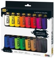 Kreul Acrylfarbe SOLO Goya Acrylic, 16er-Set, &aacute; 20 ml