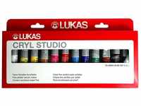 Lukas-Nerchau GmbH Acrylfarbe LUKASKünstler-Acrylfarbe Set 12x20ml