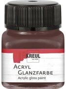 Kreul K&uuml;nstlerstift Kreul Acryl Glanzfarbe dunkelbraun 20 ml