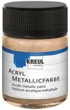 C. KREUL Acrylfarbe KREUL Acryl Metallicfarbe champagner 50ml Glas