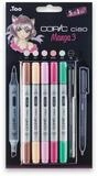 COPIC Copic Marker Copic Allroundmarker Ciao 5+1 Set Manga 3