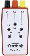 Testboy Spannungspr&uuml;fer Testboy TV 410 N Drehfeldmessger&auml;t CAT II 400 V LED, (TV