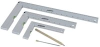Br&uuml;der Mannesmann Werkzeuge Winkelmesser Aluminium Anschlagwinkel-Set 0418002