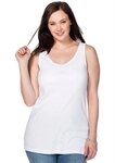 Sheego Shirttop Tanktop &Auml;rmellos