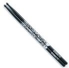 Tama Drumsticks (Rhythmic Fire Sticks O5A-F-BS schwarz mit silbernem Muster,...