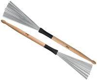 XDrum Schlagzeug WTD-1S Wire Tap Drumstick Brushes kurz (Besen und Sticks in einem),