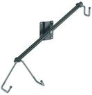 K&ouml;nig & Meyer Gitarrenst&auml;nder, (16295 E-Gitarrenwandhalter schwarz Auflageb&uuml;gel,