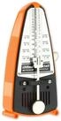 Wittner Metronom Wittner Metronom Taktell Piccolo mechanisch Orange, Mechanisch