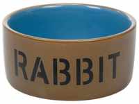 Beeztees Futterbehälter Kaninchen-Napf Keramik braun