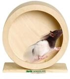 Karlie Tierlaufrad BOGIE WHEEL Holz-Laufrad f&uuml;r Nager - 20 cm