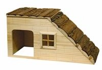 Kerbl Nagerhaus Nagerhaus mit Rampe Nature 50 cm x 25 cm x 25 cm 82756