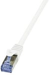 LogiLink LogiLink CQ3011S Patchkabel Kat. 6A S/FTP 0,25 m wei&szlig; Netzwerkkabel