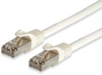 Equip Cat6A S/FTP 2xRJ45 20.00m wei&Atilde;&Yuml; Cat7ProLSZH Polybeutel Netzwerkkabel