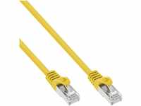 INTOS ELECTRONIC AG InLine® Patchkabel, SF/UTP, Cat.5e, gelb, 0,25m LAN-Kabel