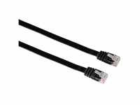 Hama Netzwerkkabel Flach 5m Ethernet Patch-Kabel LAN-Kabel, RJ45, Kein (500 cm),