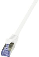 LogiLink Netzwerkkabel CAT 6A S/FTP 50 m CQ3141S LAN-Kabel, Flammwidrig, mit