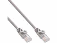 INTOS ELECTRONIC AG InLine® Patchkabel, U/UTP, Cat.5e, grau, 0,3m LAN-Kabel