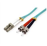 VALUE LWL-Kabel 50/125&micro;m OM3, LC/ST Glasfaserkabel, (50.0 cm), LSOH