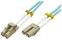 VALUE LWL-Kabel 50/125&micro;m OM3, LC/LC Glasfaserkabel, (50.0 cm), LSOH