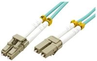 VALUE LWL-Kabel 50/125&micro;m OM3, LC/LC Glasfaserkabel, (200.0 cm), LSOH