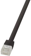 LogiLink LogiLink CF2073U RJ45 Patchkabel CAT 6 U/UTP 5.00 m Schwarz hochflexib