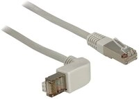 Delock Delock 83514 RJ45 Patchkabel CAT 5e S/FTP 0.50 m Grau 1 St. Netzkabel, (50.00