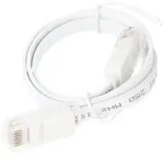 Goobay Goobay CAT 6 Flach-Patchkabel, U/UTP, wei&szlig; 3 m LAN-Kabel schwarz