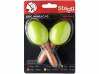 Stagg Maraca EGG-MA S/GR Maracas Paar Kunststoff eiförmig grün