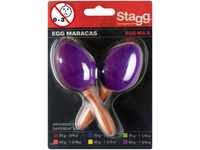 Stagg Maraca EGG-MA S/PP Maracas Paar Kunststoff eiförmig violett