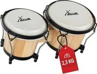 XDrum Bongo Bongos Club - 6" Macho und 7" Hembra, inkl. Stimmschl&uuml;ssel, mit