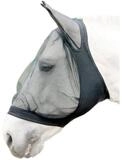 USG Fliegenmasken schwarze Fliegenmaske f&uuml;r Pferde aus Lycra Netzgewebe