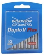 Wilkinson Rasierklingen Sword Duplo II Plus 10 Rasierklingen mit Aloe Vera 10 St&uuml;ck