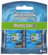 Wilkinson Rasierklingen Protector 3 Klingen 8 St&uuml;ck Rasierklingen Ersatzklingen