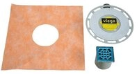 Viega Ablaufgarnitur Viega Superflach-Bodenablauf Advantix DN 50 Ablauf waagerecht,