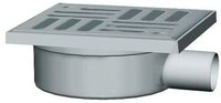 Marley Deutschland GmbH Duschrinne Marley Bad-Ablauf DN 50 Abgang waagerecht, Rost 15