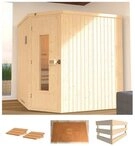 weka Sauna Varberg 3, BxTxH: 194 x 194 x 199 cm, 68 mm, ohne Ofen